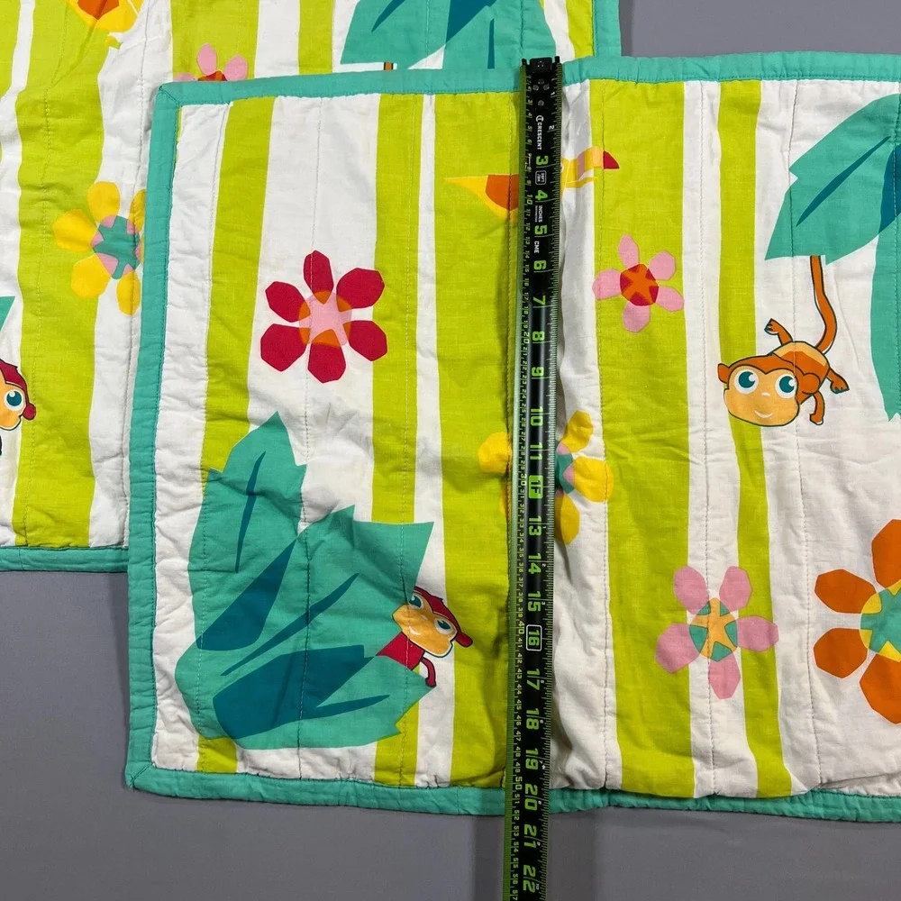 Set Of 2 Home Pillowsham Standard Multicolor Cotton Printed Home Decoration